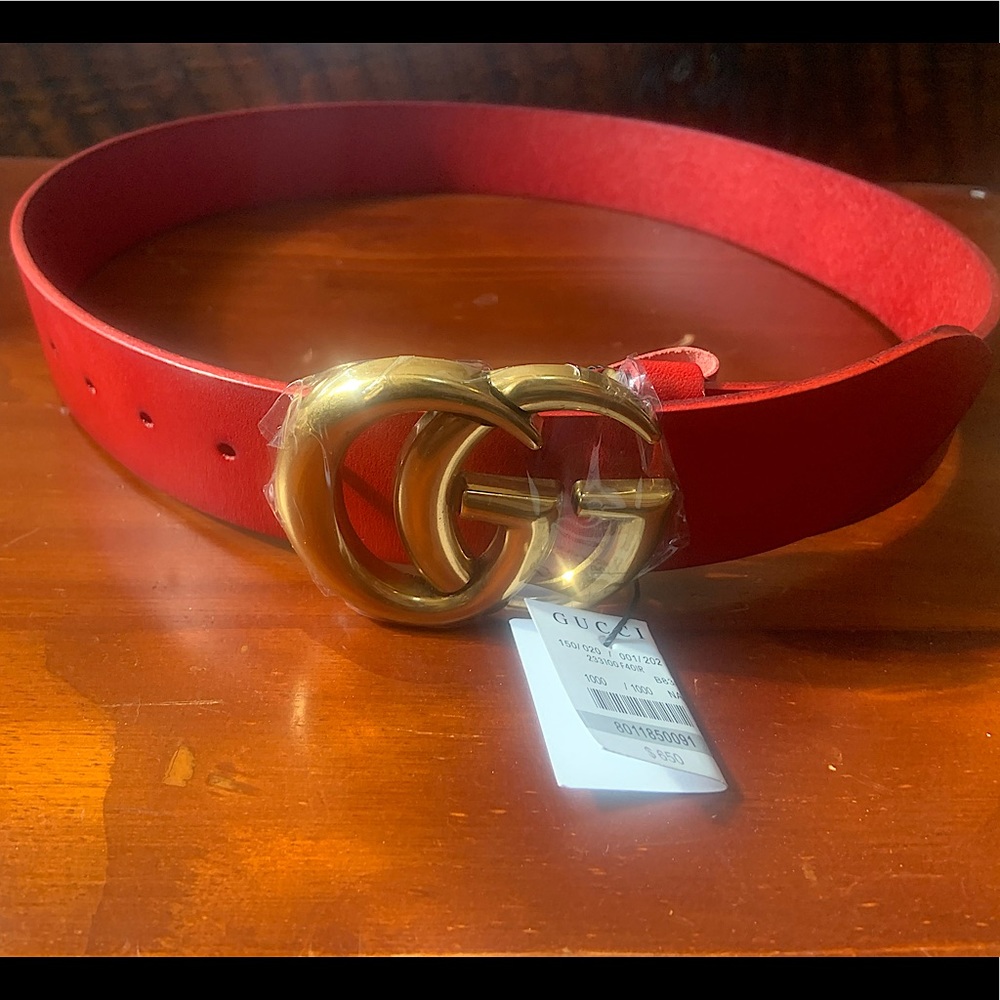 GG GUCCI belt / Red